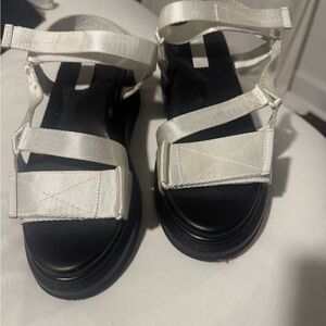 Rubber Colorblock Pattern Espadrilles- NWOT